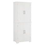 Bathroom storage cabinets with open shelves