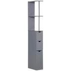 Bathroom Tower Storage Cabinet - 6  W x 13  D x 55.25  H