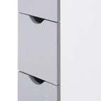 Bathroom Tower Storage Cabinet - 6  W x 13  D x 55.25  H