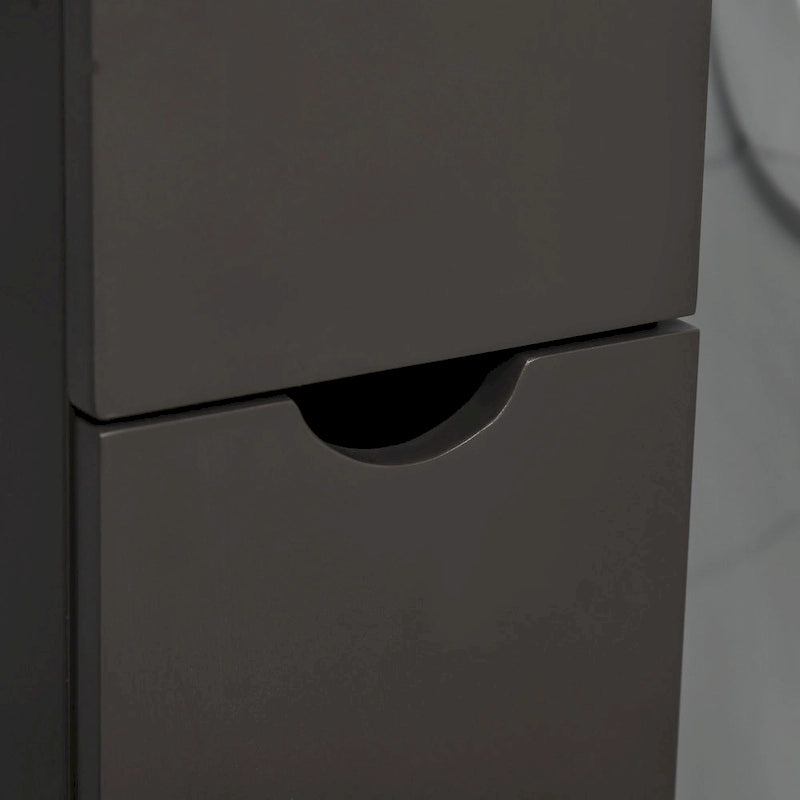 Bathroom Tower Storage Cabinet - 6  W x 13  D x 55.25  H