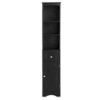 66  H Tall Bathroom Storage Cabinet with Drawer & Adjustable Shelves