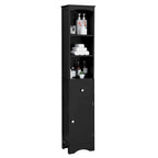66  H Tall Bathroom Storage Cabinet with Drawer & Adjustable Shelves