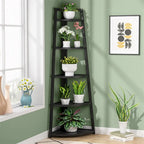 5 Tier Tall Corner Shelf, Bathroom Tower Shelves, 70 Inches Corner Bookshelf and Bookcase - N/A
