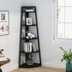 5 tier Bathroom Storage Shelf Tower Cabinet Corner Shelves