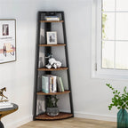 5 tier Bathroom Storage Shelf Tower Cabinet Corner Shelves