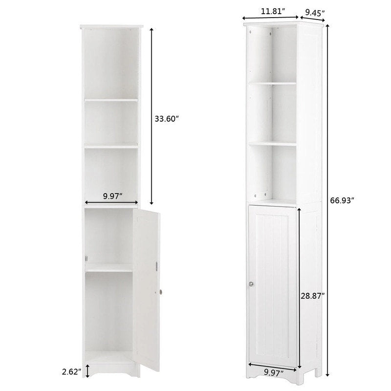 Copper Grove Shijak Adjustable Wood Bathroom Storage Floor Cabinet (4 Options)