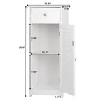 Copper Grove Shijak Adjustable Wood Bathroom Storage Floor Cabinet (4 Options)
