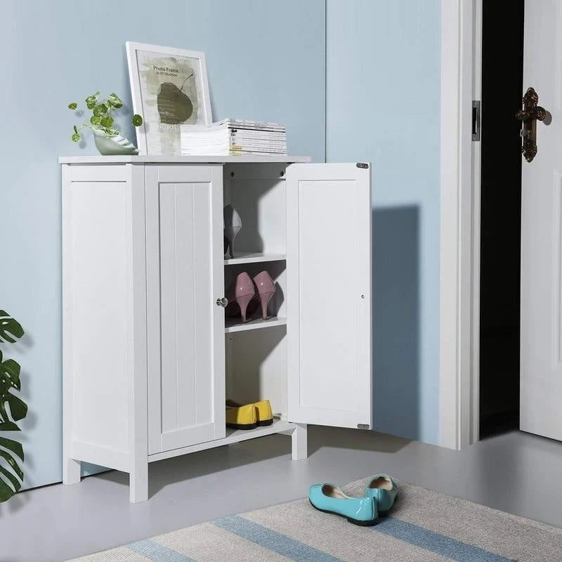 Copper Grove Shijak Adjustable Wood Bathroom Storage Floor Cabinet (4 Options)