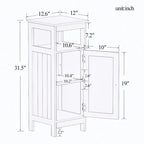 Bathroom single door cabinet