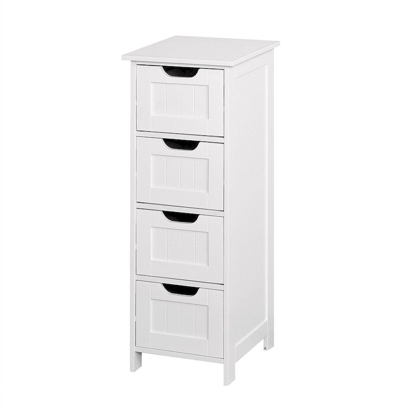 4-Drawer Slim Bathroom Storage Cabinet