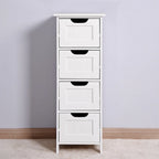 4-Drawer Slim Bathroom Storage Cabinet