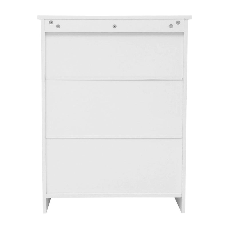 Floor Cabinet Storage Organizer with Magnetic Closure Doors and Shelves