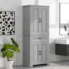 Bathroom Storage Cabinet with Doors and Drawer