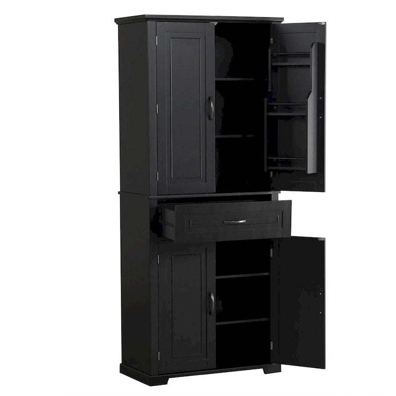 Bathroom Storage Cabinet with Doors and Drawer