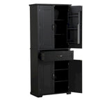 Bathroom Storage Cabinet with Doors and Drawer