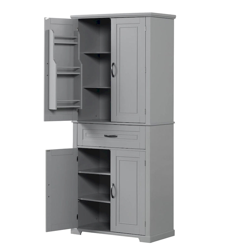 Bathroom Storage Cabinet with Doors and Drawer