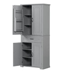Bathroom Storage Cabinet with Doors and Drawer