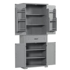 Bathroom Storage Cabinet with Doors and Drawer