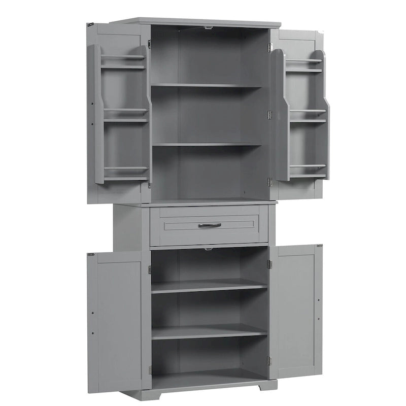 Bathroom Storage Cabinet with Doors and Drawer
