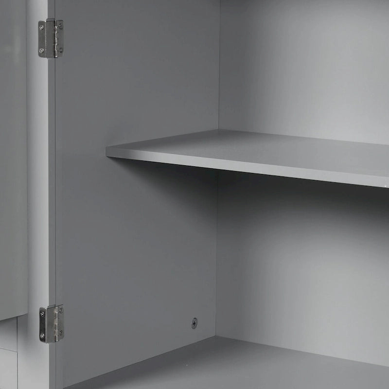 Bathroom Storage Cabinet with Doors and Drawer