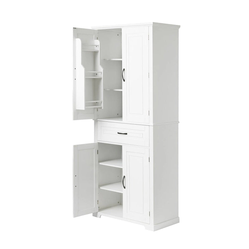 Bathroom Storage Cabinet with Doors and Drawer