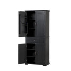 Bathroom Storage Cabinet with Doors and Drawer