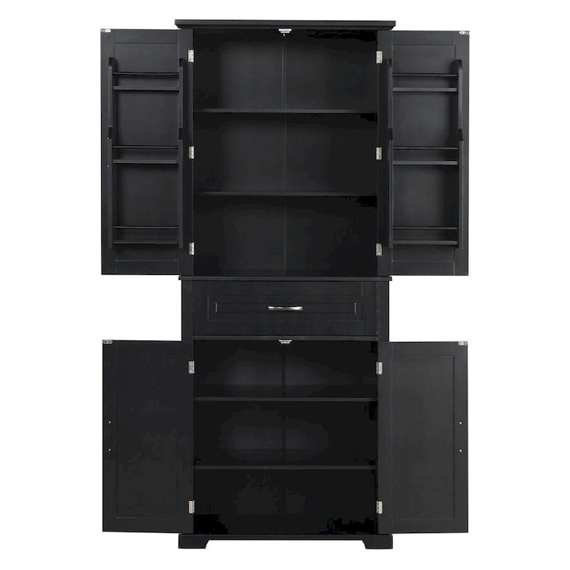 Bathroom Storage Cabinet with Doors and Drawer