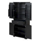 Bathroom Storage Cabinet with Doors and Drawer