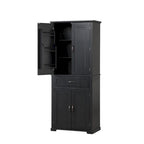 Bathroom Storage Cabinet with Doors and Drawer