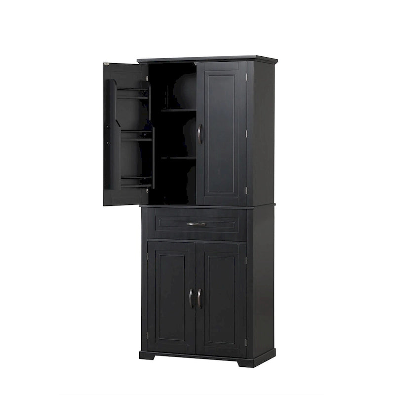Bathroom Storage Cabinet with Doors and Drawer