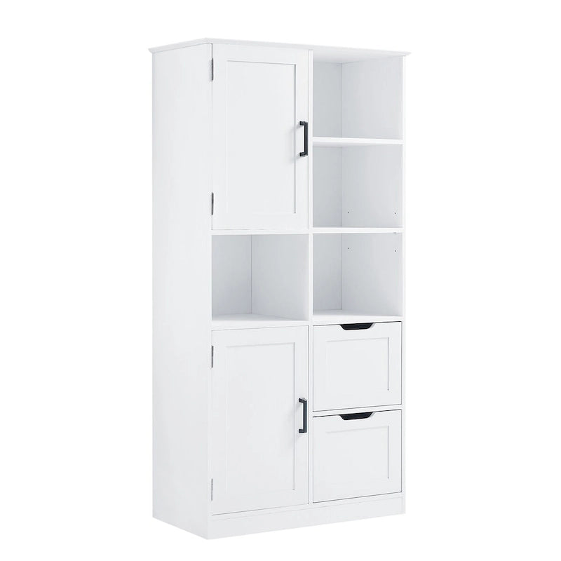 Bathroom Storage Cabinet with Doors and Drawers