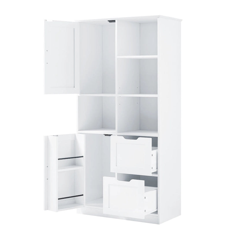 Bathroom Storage Cabinet with Doors and Drawers