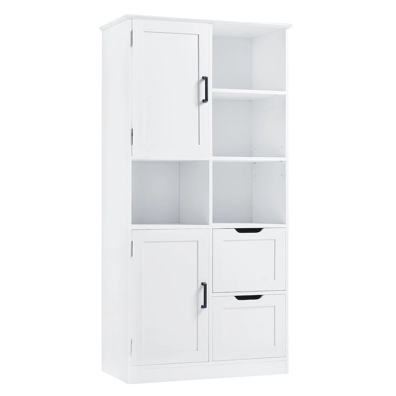 Bathroom Storage Cabinet with Doors and Drawers
