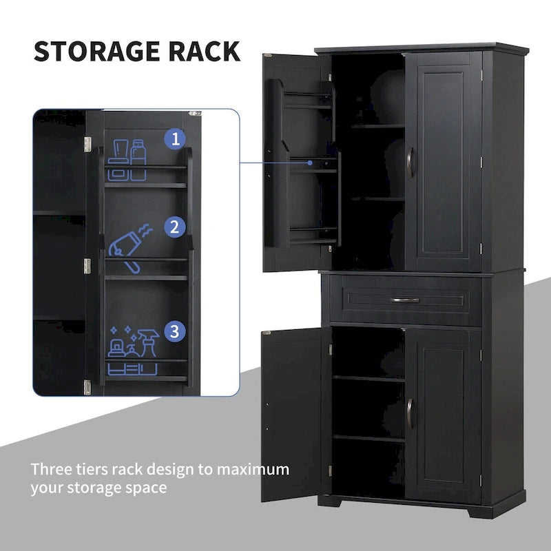 Bathroom Storage Cabinet with Adjustable Shelf