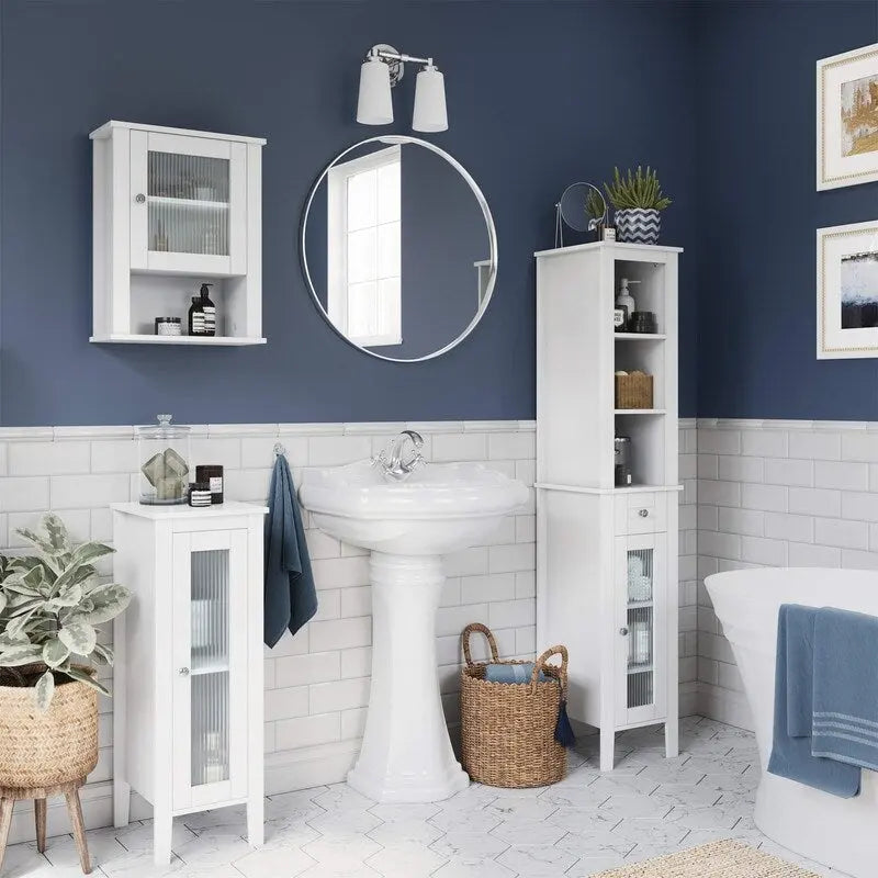 Bathroom Storage Cabinet - 11.75 D x 13 W x 32 H
