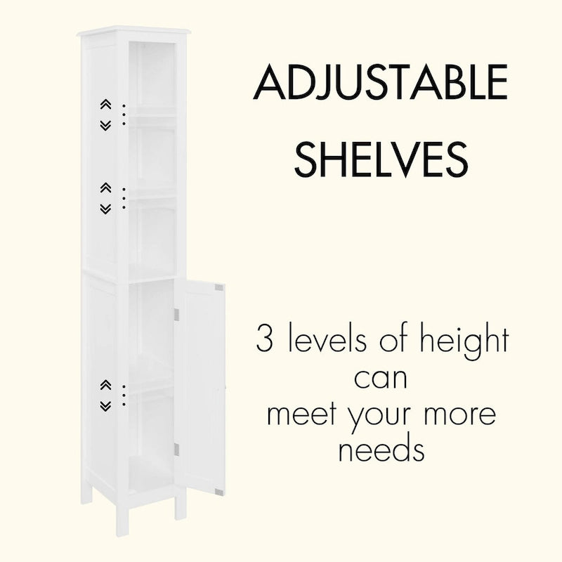 Bathroom Storage Cabinet with Adjustable Shelves