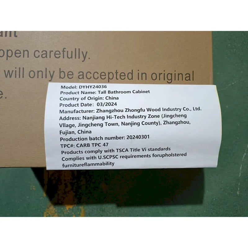 Bathroom Storage Cabinet with Adjustable Shelves