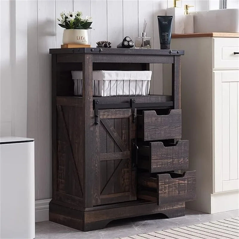 Bathroom Floor Cabinet - 12 D x 23.5 W x 32 H