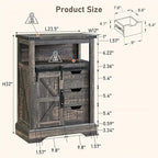 Bathroom Floor Cabinet - 12 D x 23.5 W x 32 H