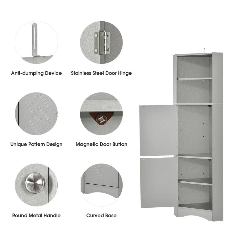 Bathroom Corner Cabinet