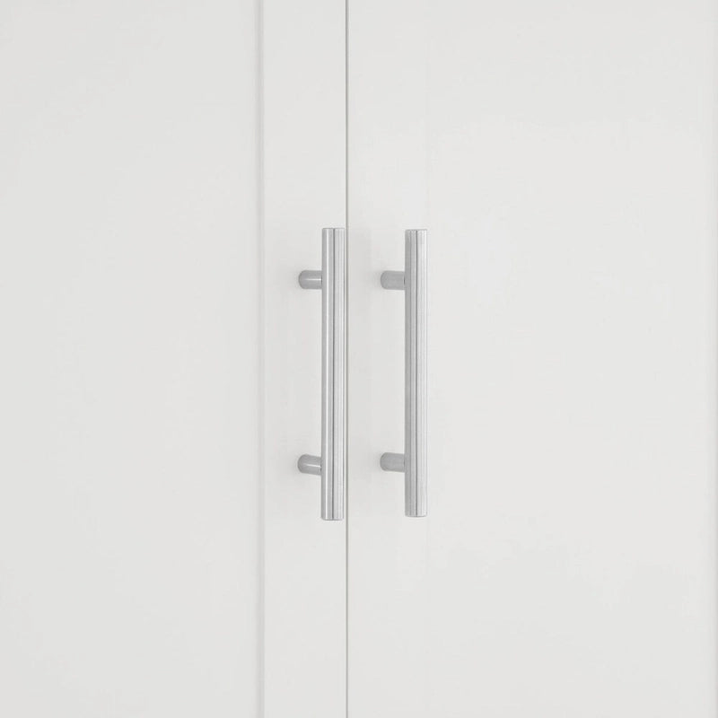 67  Tall MDF 4-door Bathroom Storage Cabinet with Adjustable Shelves - 28  X 67