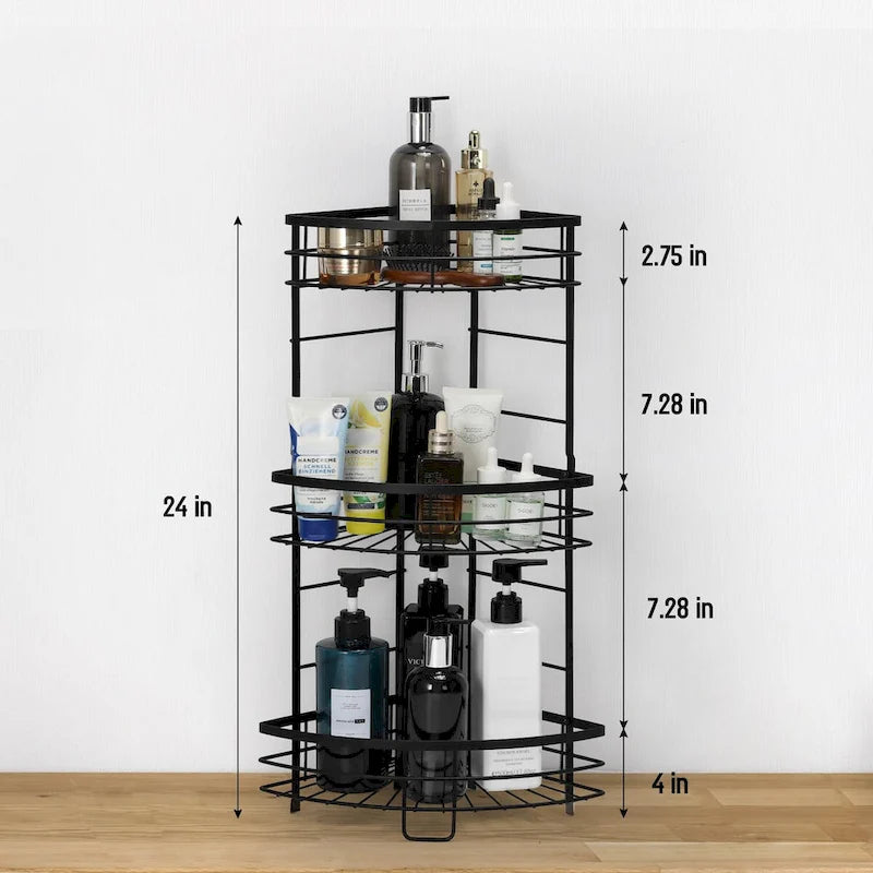 3-Tier Bathroom Corner Shelf