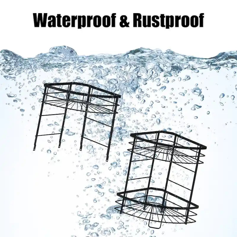 3-Tier Bathroom Corner Shelf