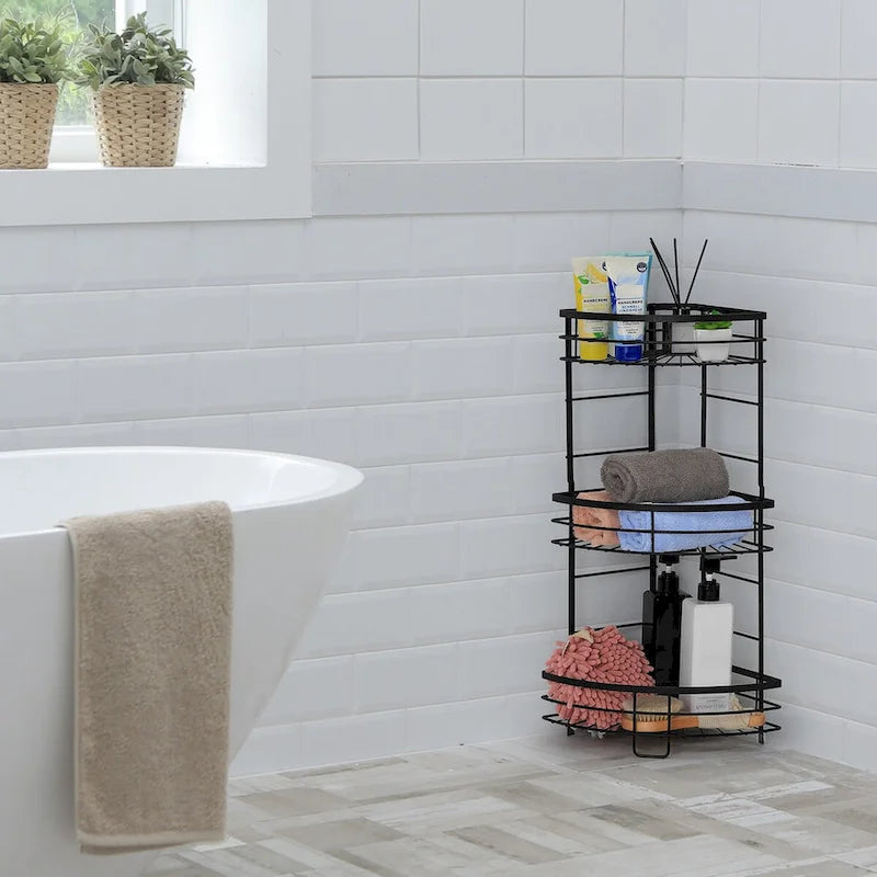 3-Tier Bathroom Corner Shelf