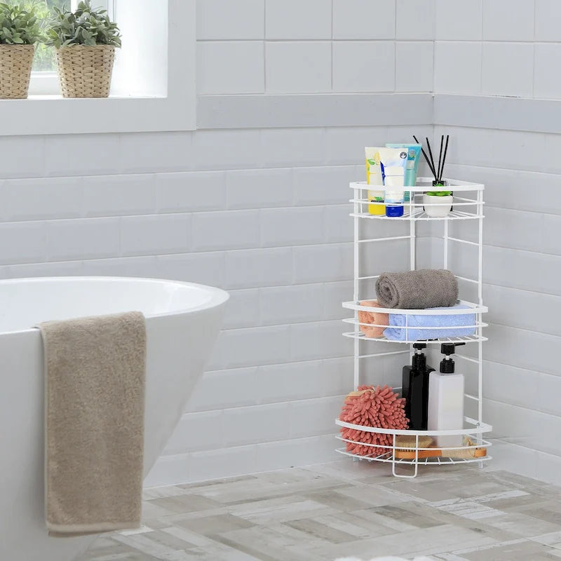 3-Tier Bathroom Corner Shelf