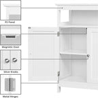 Bathroom Floor Storage Cabinet