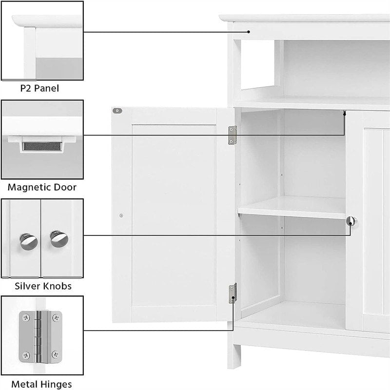 Bathroom Floor Storage Cabinet