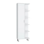 Crovie 63  Tall Modern Bathroom Seven Shelves Tall Linen Tower