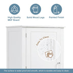 Bathroom Freestanding Storage Cabinet with Drawers and Adjustable Shelf