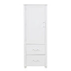 Bathroom Freestanding Storage Cabinet with Drawers and Adjustable Shelf